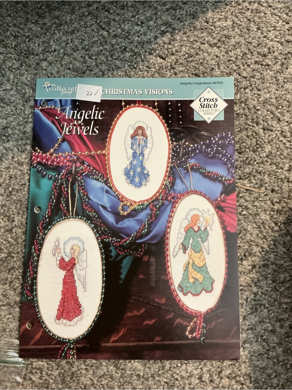 Vintage The Needlecraft Shop "Angelic Jewels" Cross Stitch Pattern #22